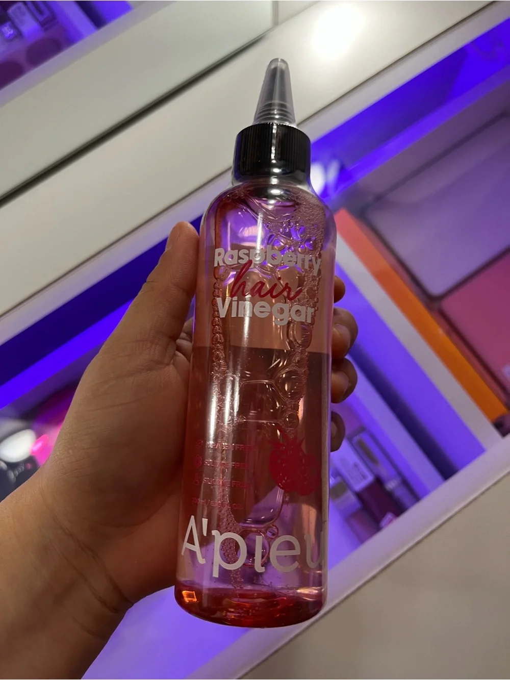 Raspberry Hair Vinegar - Pink